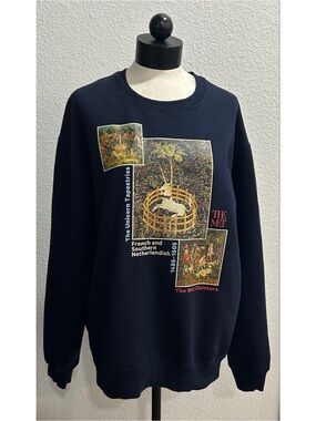 The Metropolitan The Met Museum of Art Sweatshirt Tapestries 1495-1505 French XL